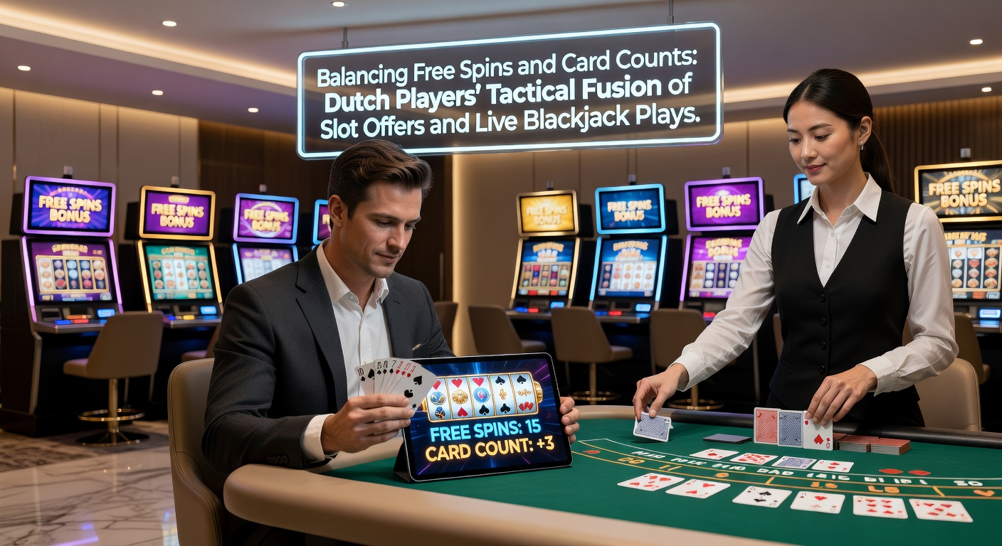 Nederlandse gokkers balanceren vrijspins op slots met kaarttelling in live blackjack-sessies, terwijl bonussen en strategieën samenkomen op mobiele platforms