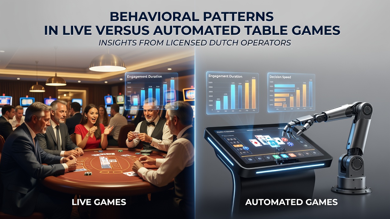 Spelers analyseren patronen tijdens live en geautomatiseerde tafelspellen in Nederlandse casino's