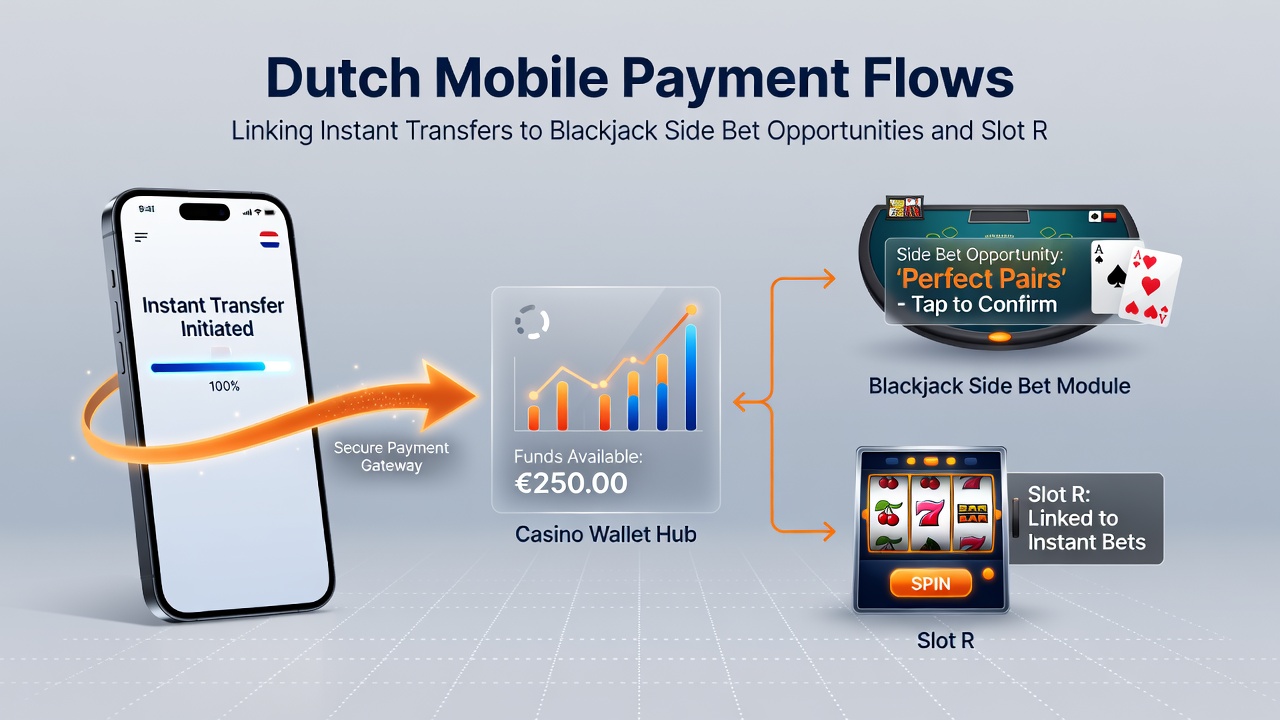 Grafische weergave van RTP-berekeningen voor slots gekoppeld aan instant betaalstromen in Nederlandse mobiele casino's