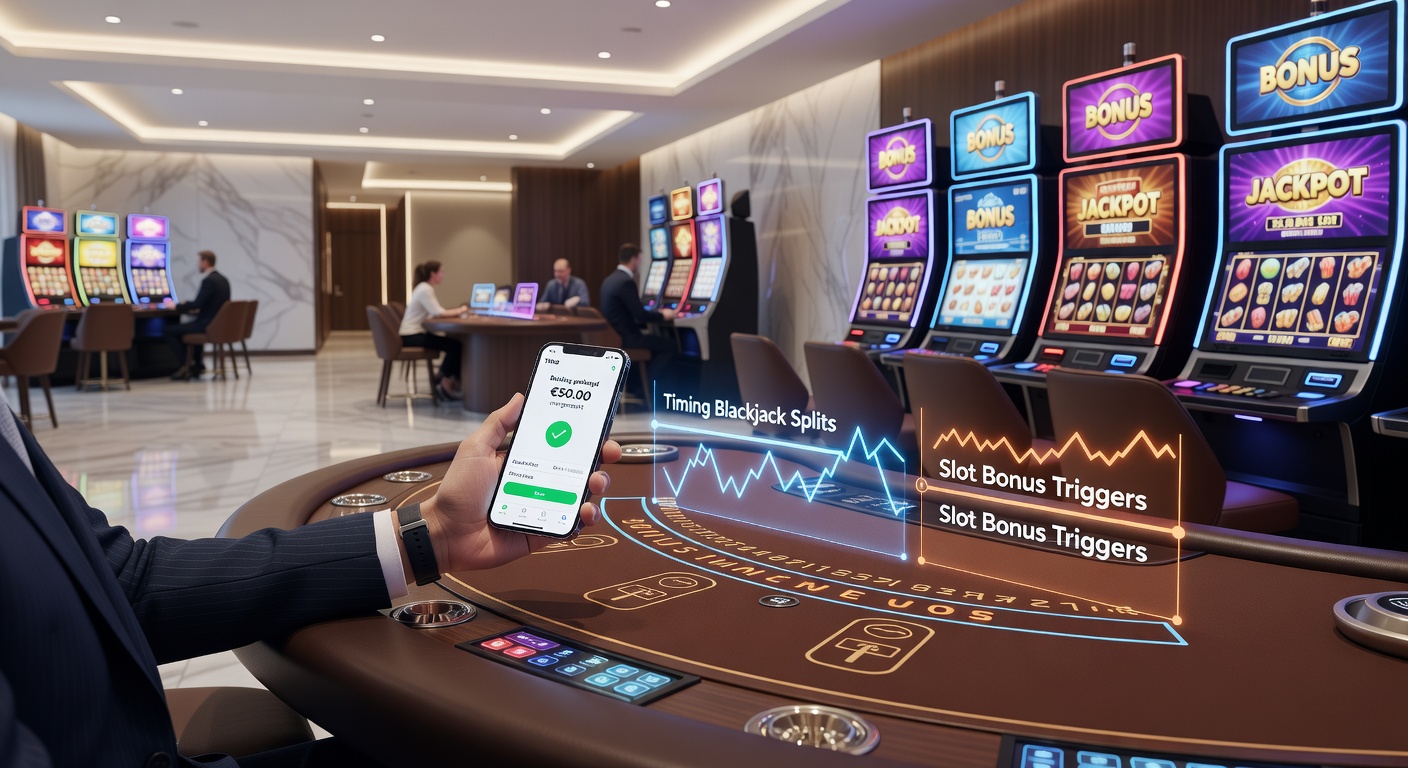 Grafiek die mobiele betalingsvolumes koppelt aan veranderingen in blackjack split frequentie en slot bonus activeringen gedurende 2026