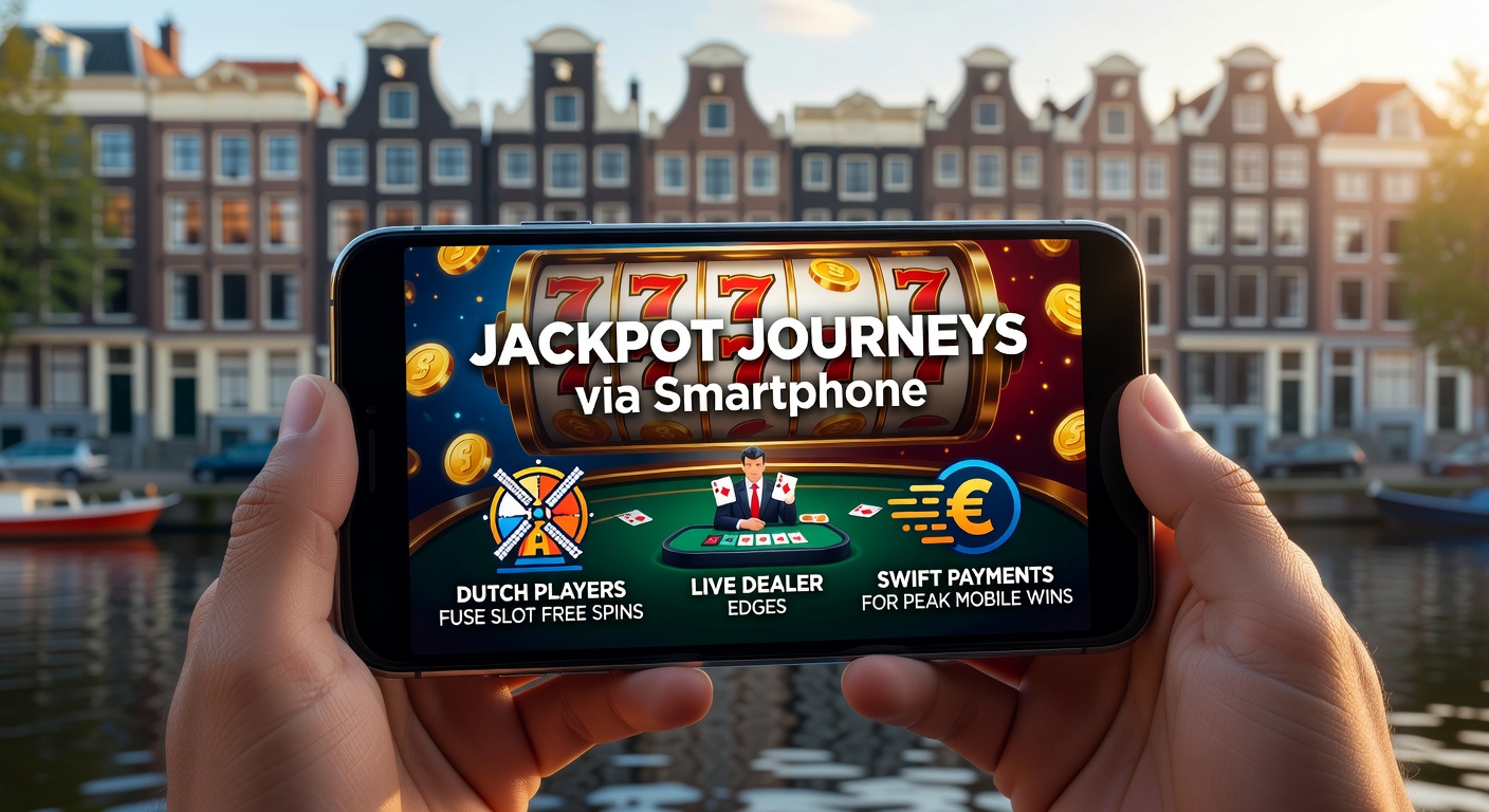 Nederlandse speler geniet van mobiele slotactie met live dealer op smartphone-scherm, terwijl snelle betaling icoontjes oplichten